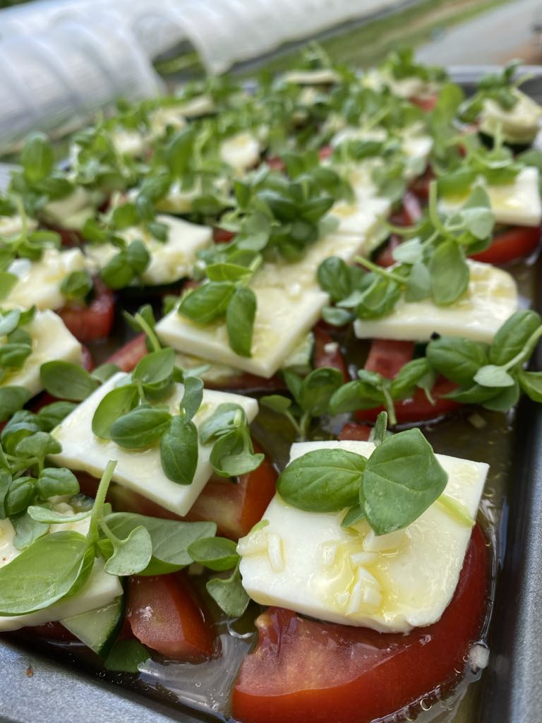 Stacked Caprese Salad – Rose Creek Farms