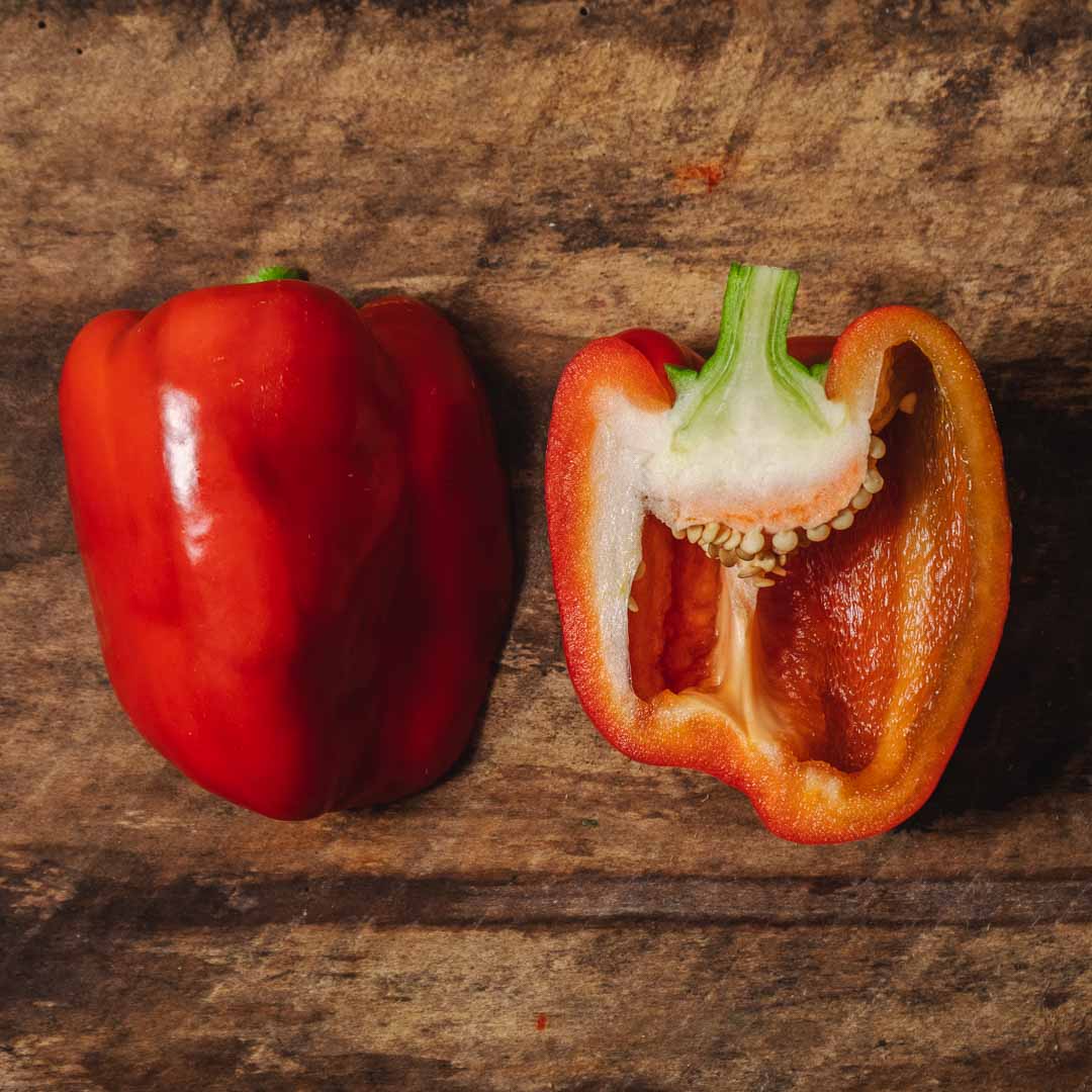 Red Bell Pepper - 1 Single - Walnut Creek Farm